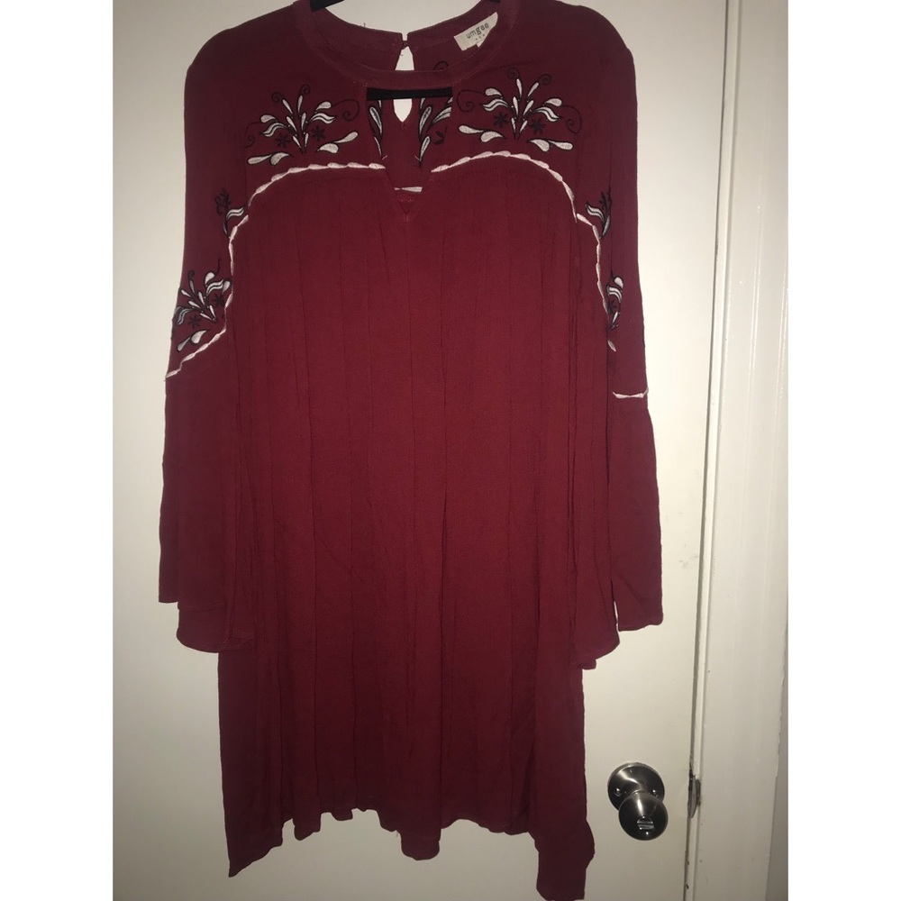 Red umgee dress